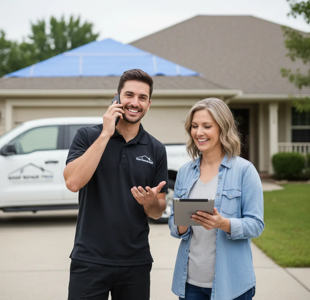 Modern Solutions Roof Repair customer support in Buhler